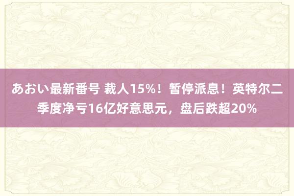 あおい最新番号 裁人15%！暂停派息！英特尔二季度净亏16亿好意思元，盘后跌超20%